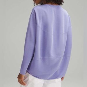 NWOT Lululemon Back in Action Long-Sleeve Shirt *Pique Dark Lavender